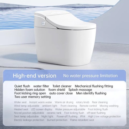 Smart toilet bidet - wash, dry