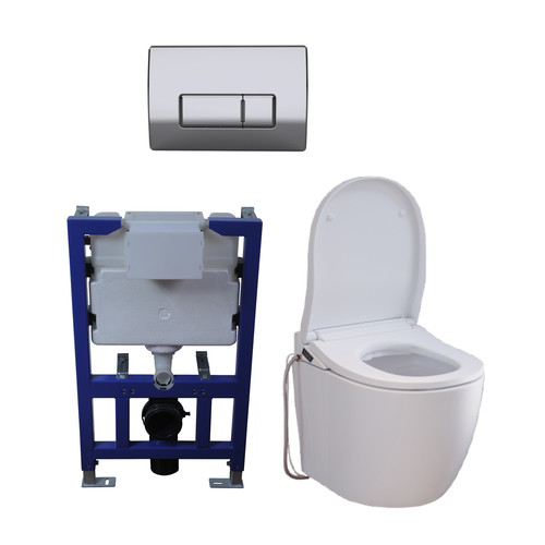 Wall hung smart bidet japanese - hung,