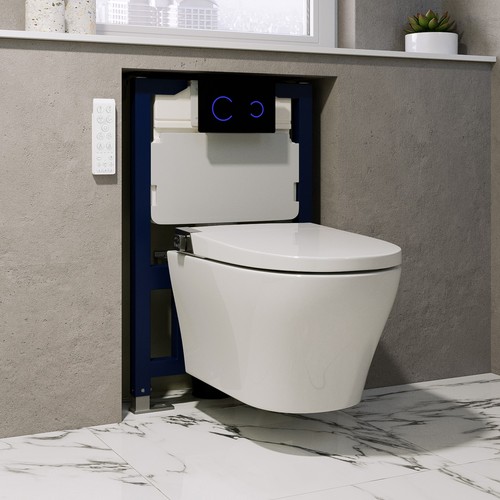Wall hung smart bidet - smart, japanese