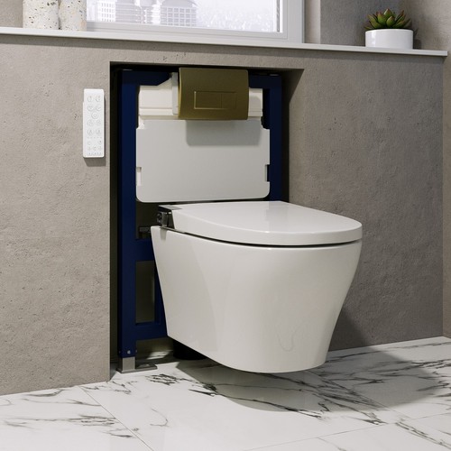 Wall hung smart bidet - hung,
