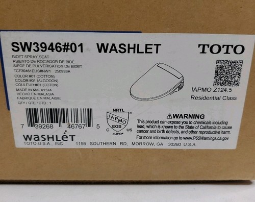 Toto sw3946 washlet - sw3946#01, ks6